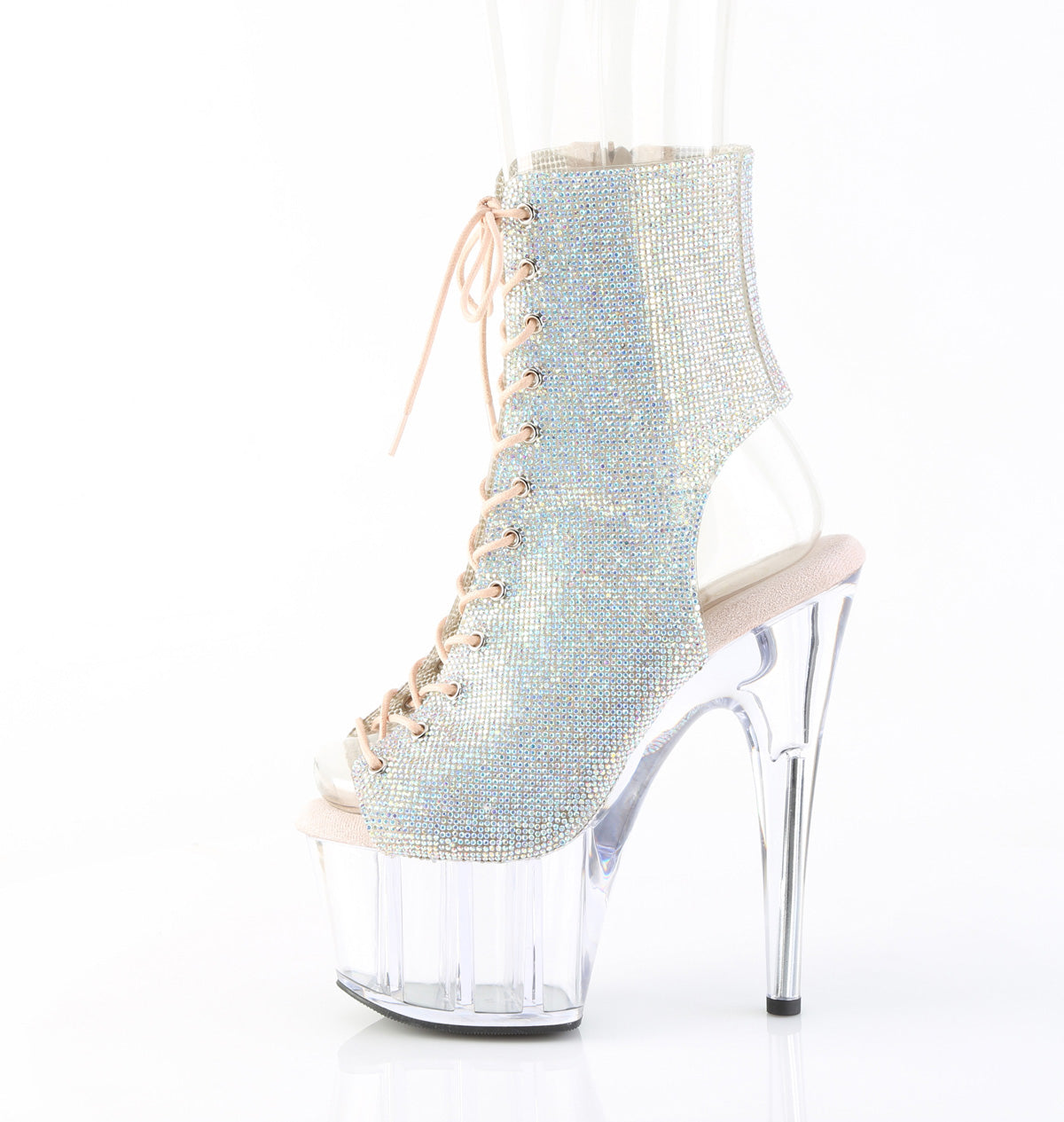 ADORE-1016C-RS - Sliver AB Rhinestone-TPU/Clear
