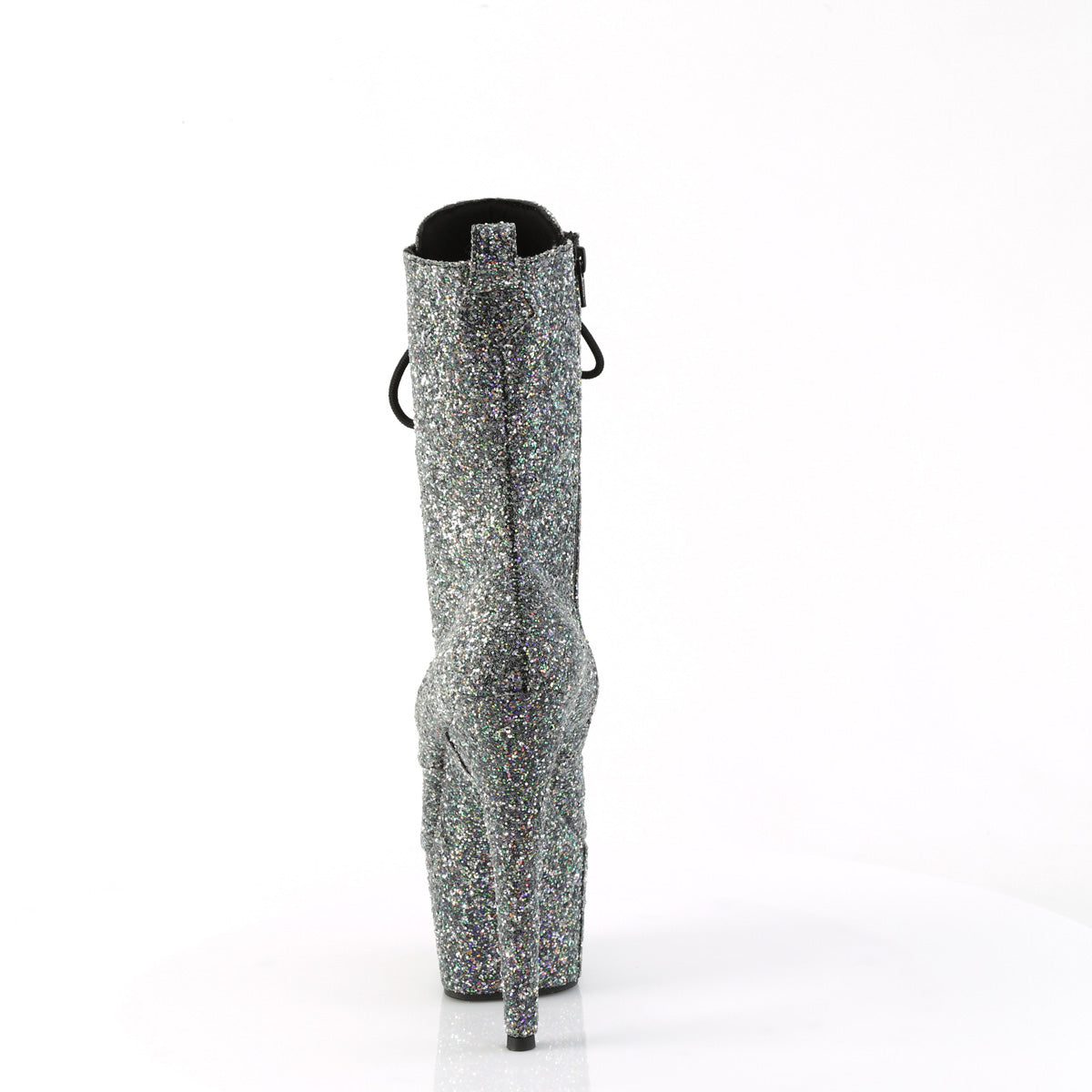 ADORE-1040GR - Black Multi Glitters Boots