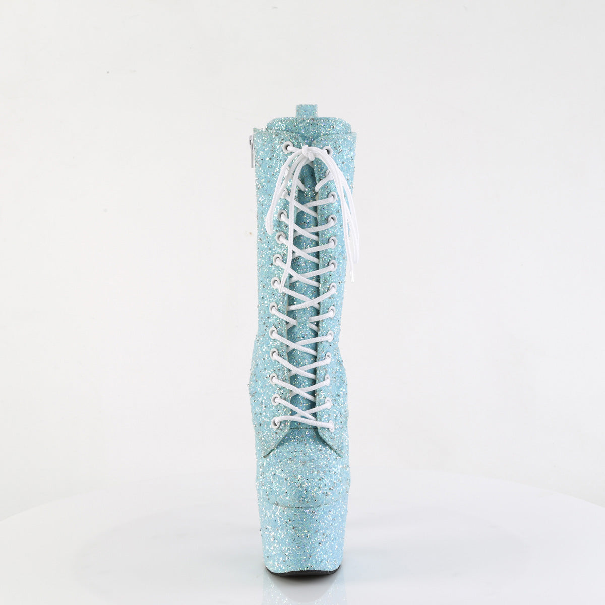 ADORE-1040GR - Baby Blue Multi Glitters Boots