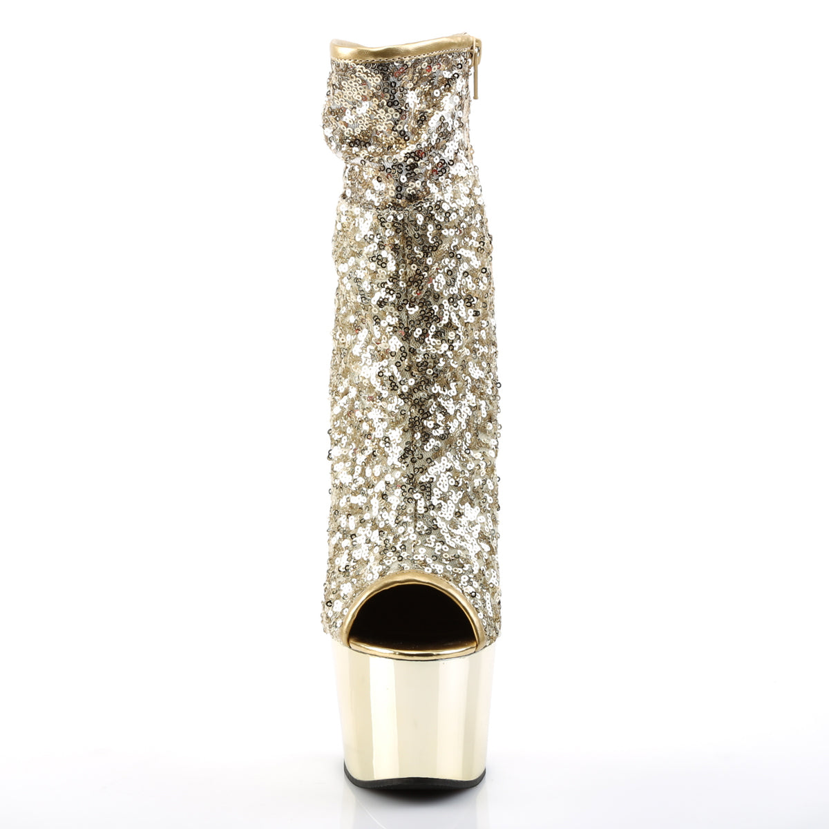 ADORE-1008SQ - Gold Sequins/Gold Chrome