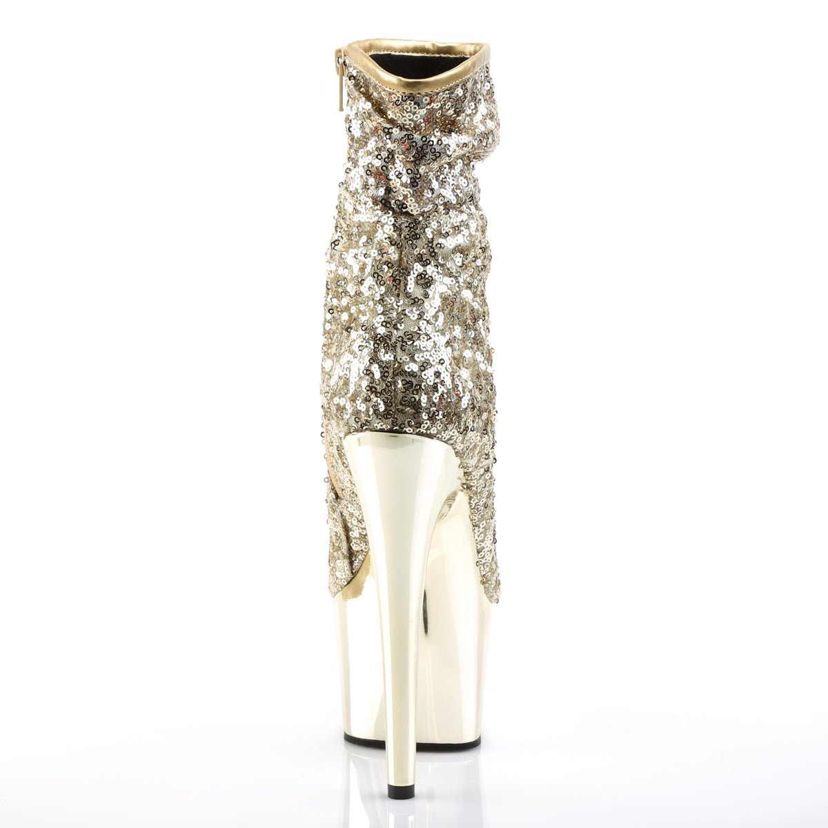 ADORE-1008SQ - Gold Sequins/Gold Chrome
