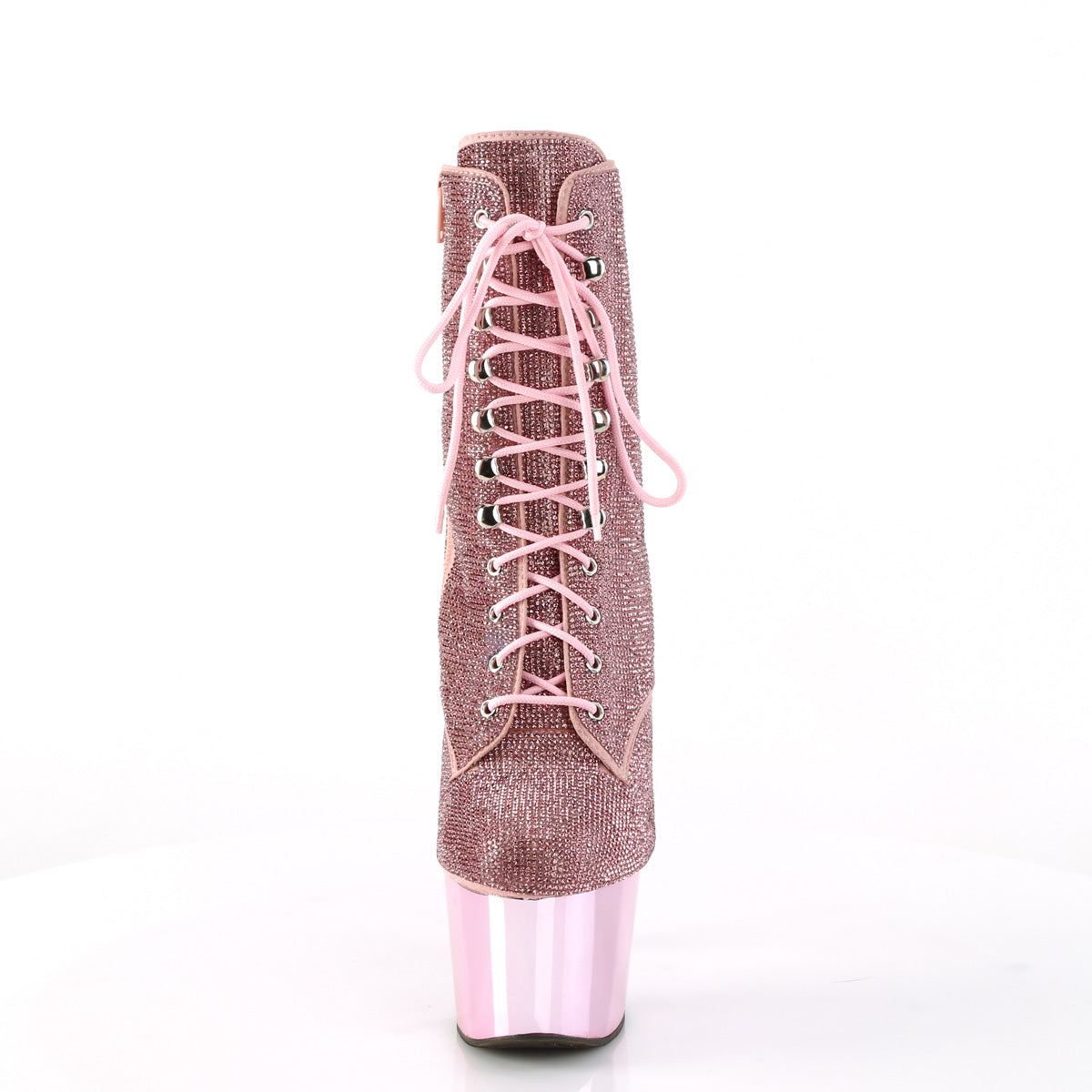 ADORE-1020CHRS - Baby Pink Rhinestones/Baby Pink Chrome