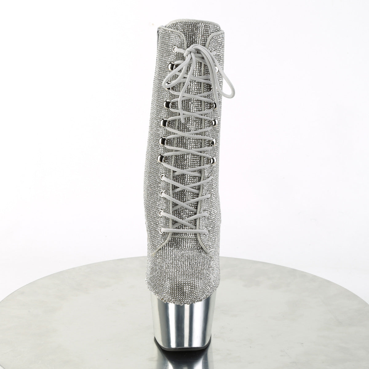ADORE-1020CHRS - Silver Rhinestones/Chrome