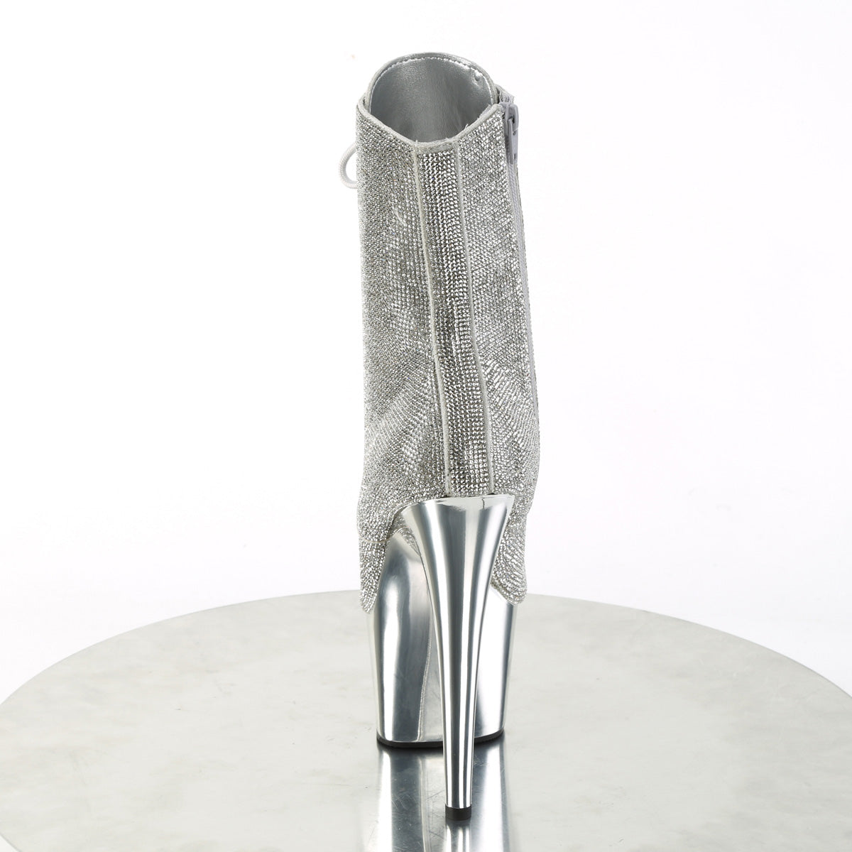 ADORE-1020CHRS - Silver Rhinestones/Chrome