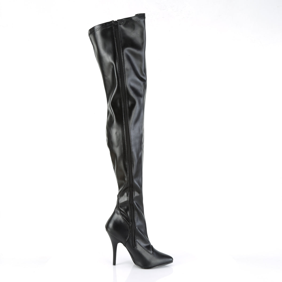 SEDUCE-3000 - Blk Str Faux Leather