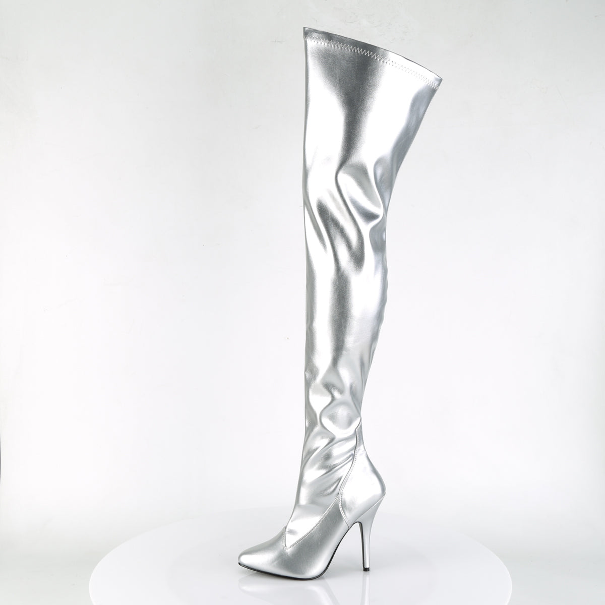 SEDUCE-3000 - Slv Str Faux Leather