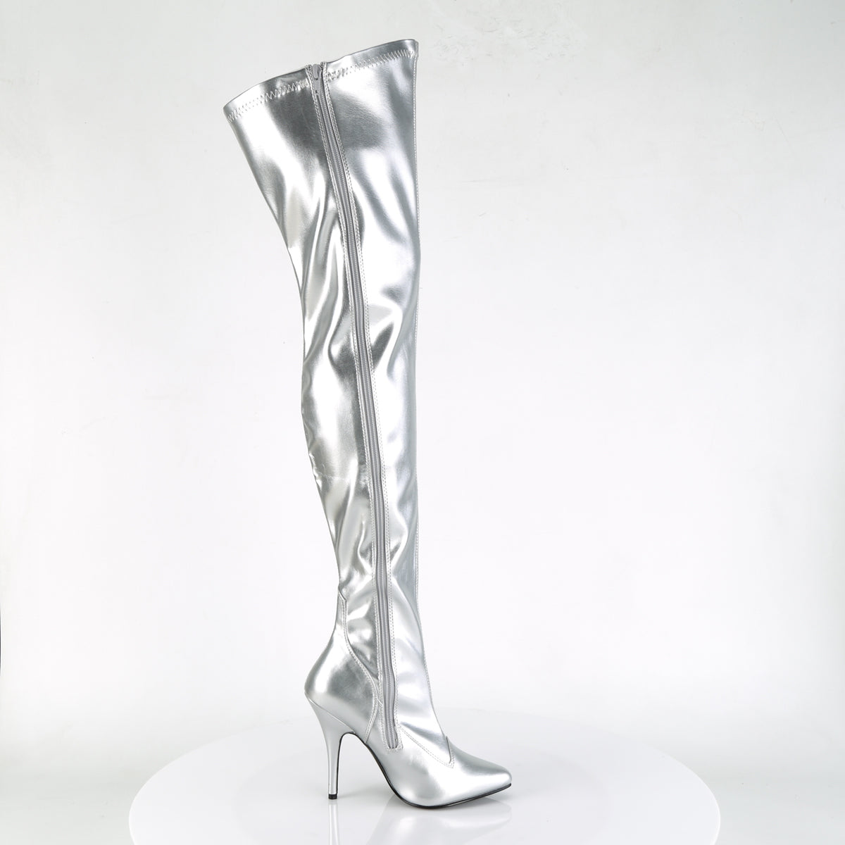 SEDUCE-3000 - Slv Str Faux Leather