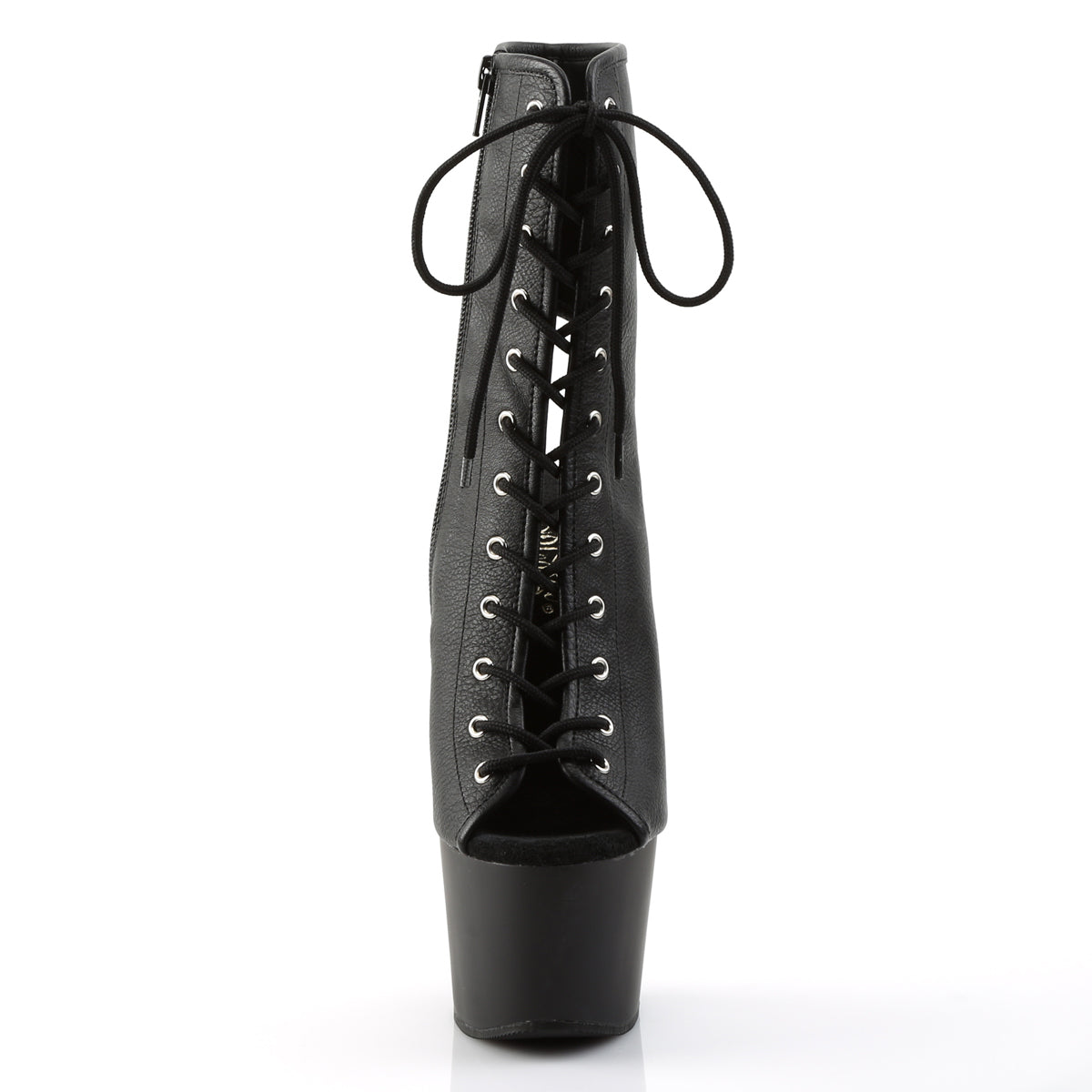 ADORE-1016 - Black Faux Leather Boots