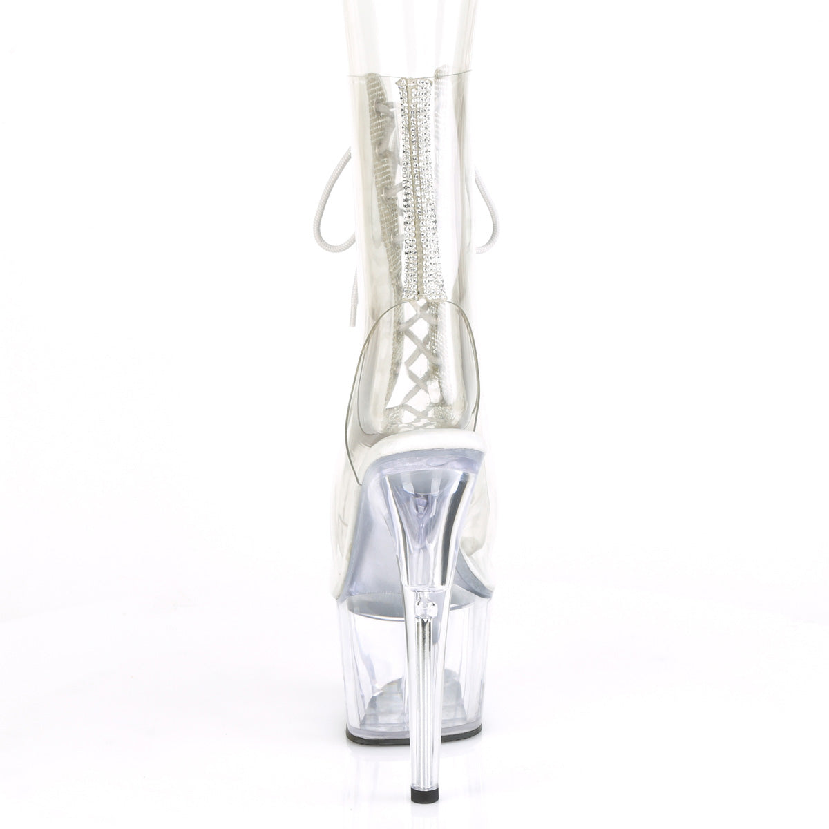 ADORE-1016C-2 - Clear-Rhinestone Boots