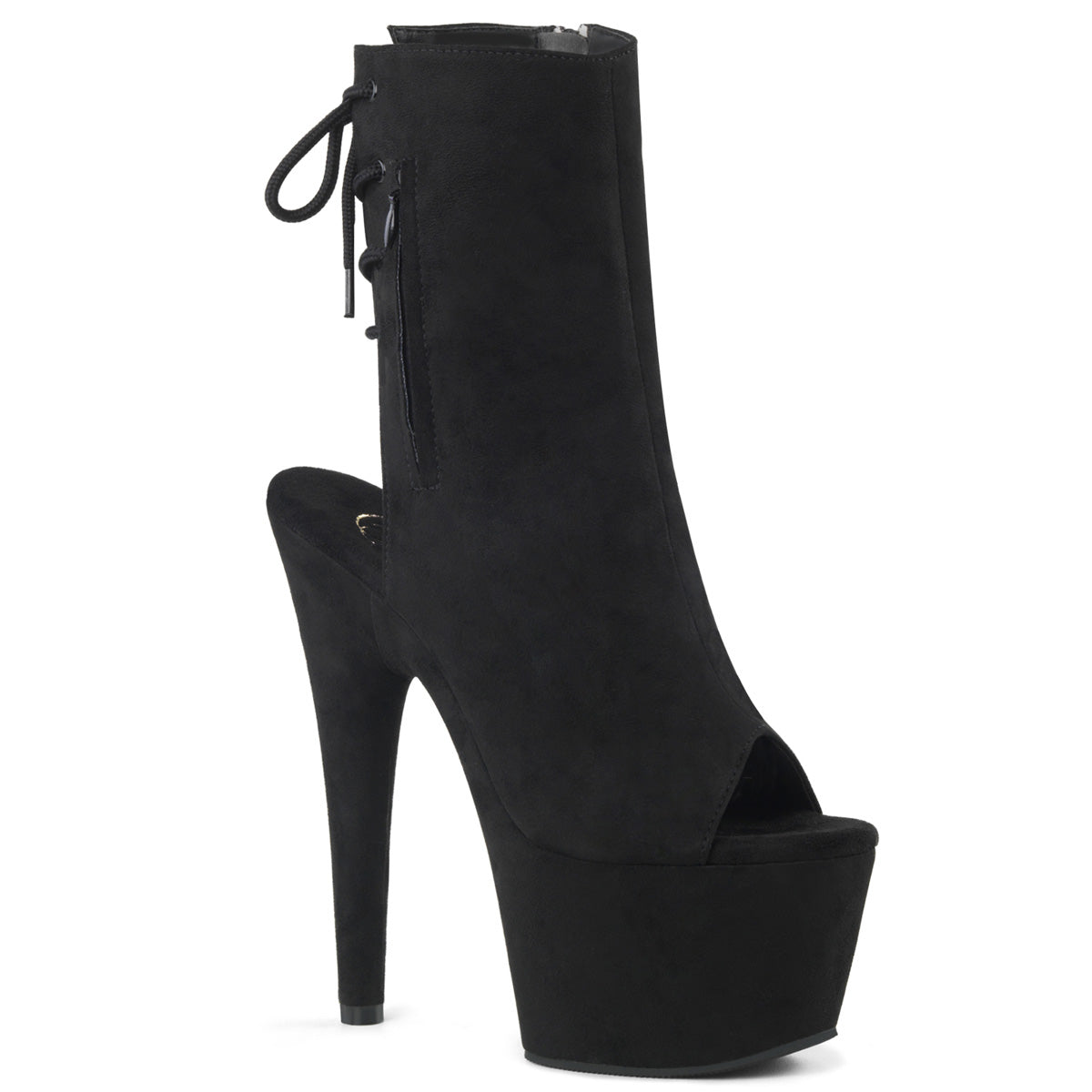 ADORE-1018FS - Black Faux Suede Boots
