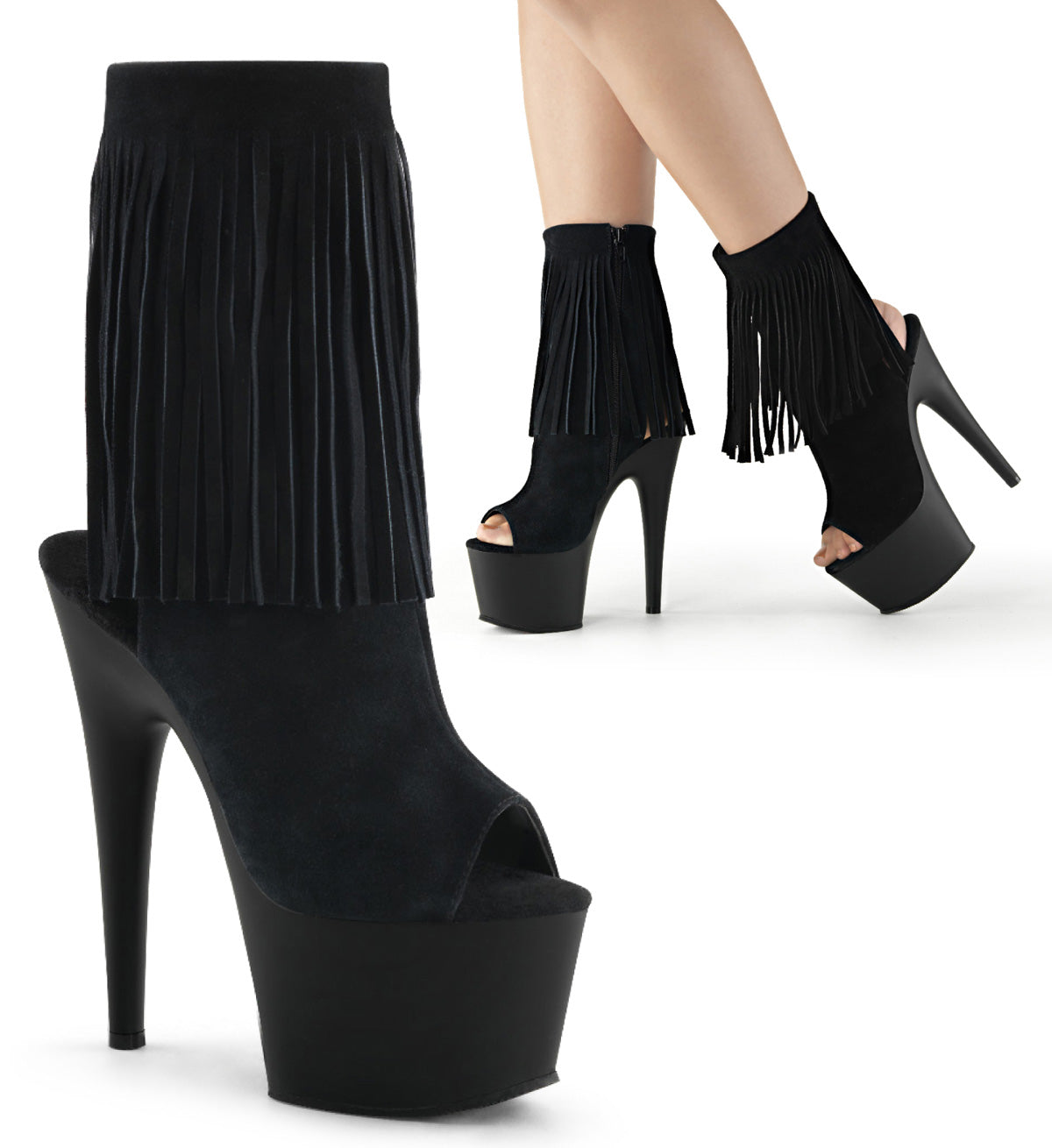 ADORE-1019-Blk Suede/Blk Matte