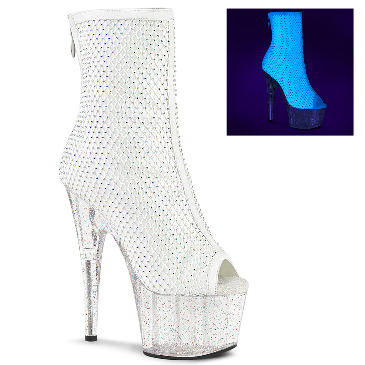 ADORE-1031GM-Wht Fabric-RS Mesh/Clr
