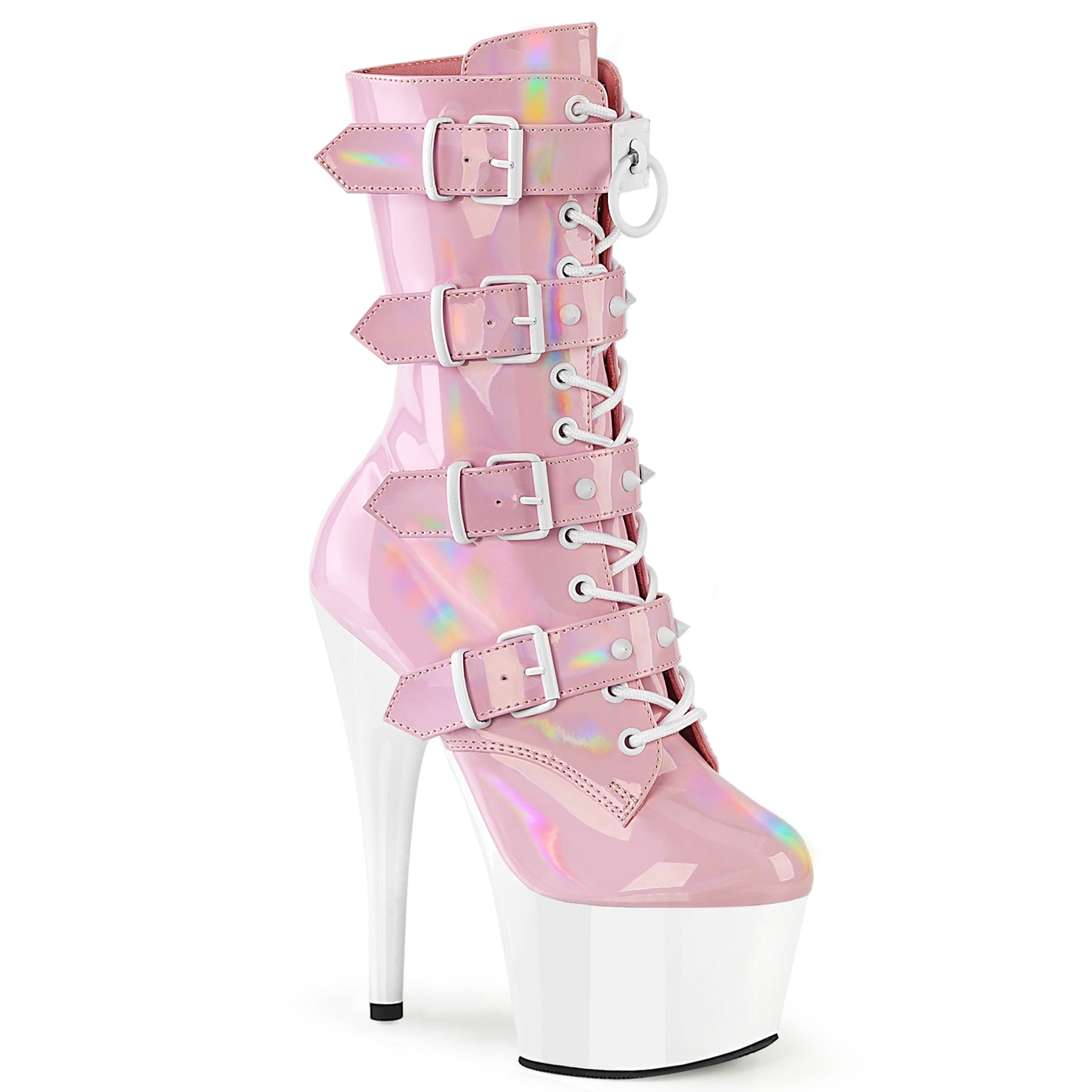 ADORE-1046TT-B. Pink Holo Pat/Wht