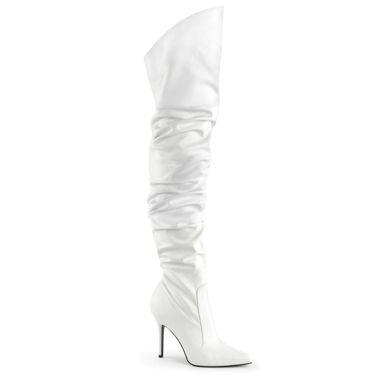 CLASSIQUE-3011 - Wht Faux Leather