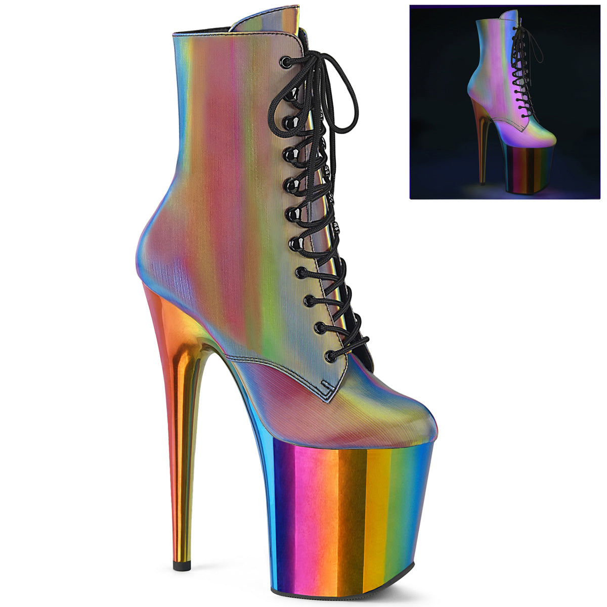 FLAMINGO-1020RC - Rainbow Reflective/Rainbow Chrome