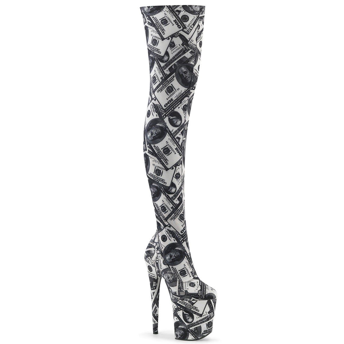 FLAMINGO-3000DP - Wht-Blk Str. Fabric/Wht-Blk Fabric
