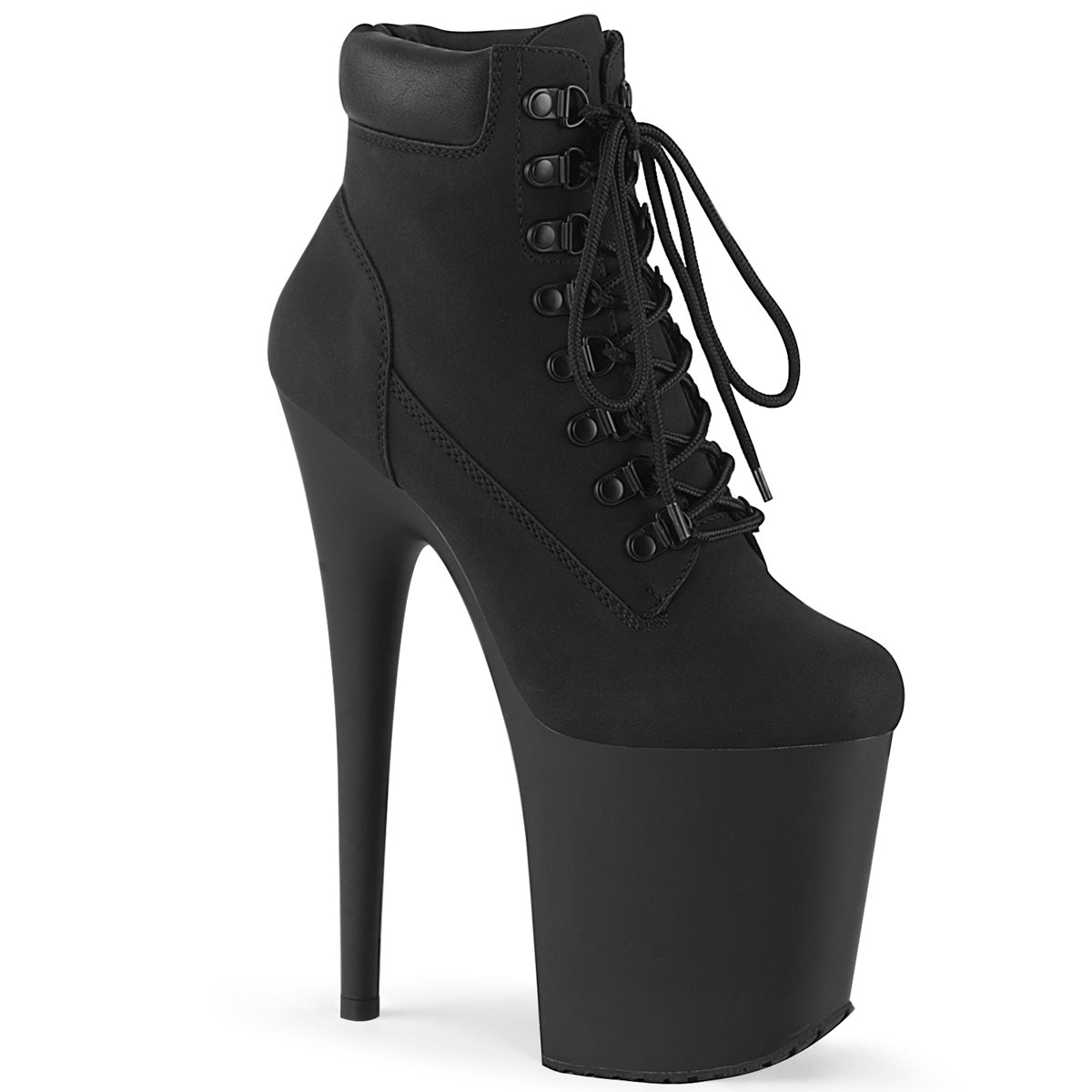 FLAMINGO-800TL-02 - Blk Nubuck Faux Leather/Blk Matte