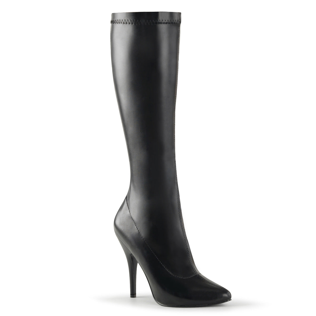 SEDUCE-2000 - Blk Str Faux Leather