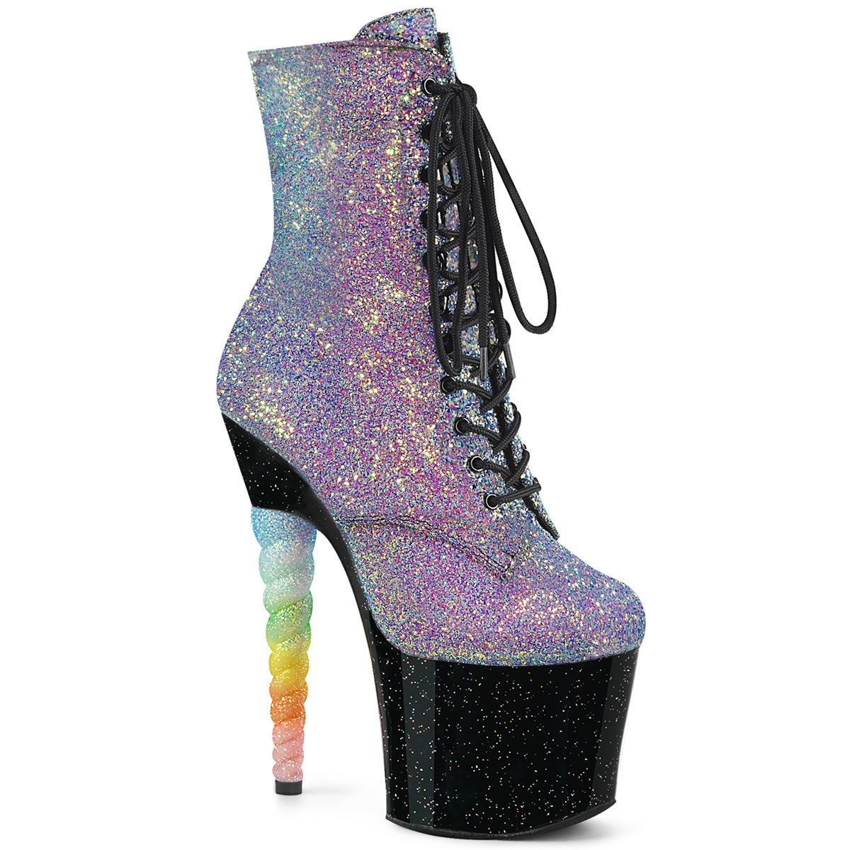 UNICORN-1020G - Purple-Blue Glitter/Blk