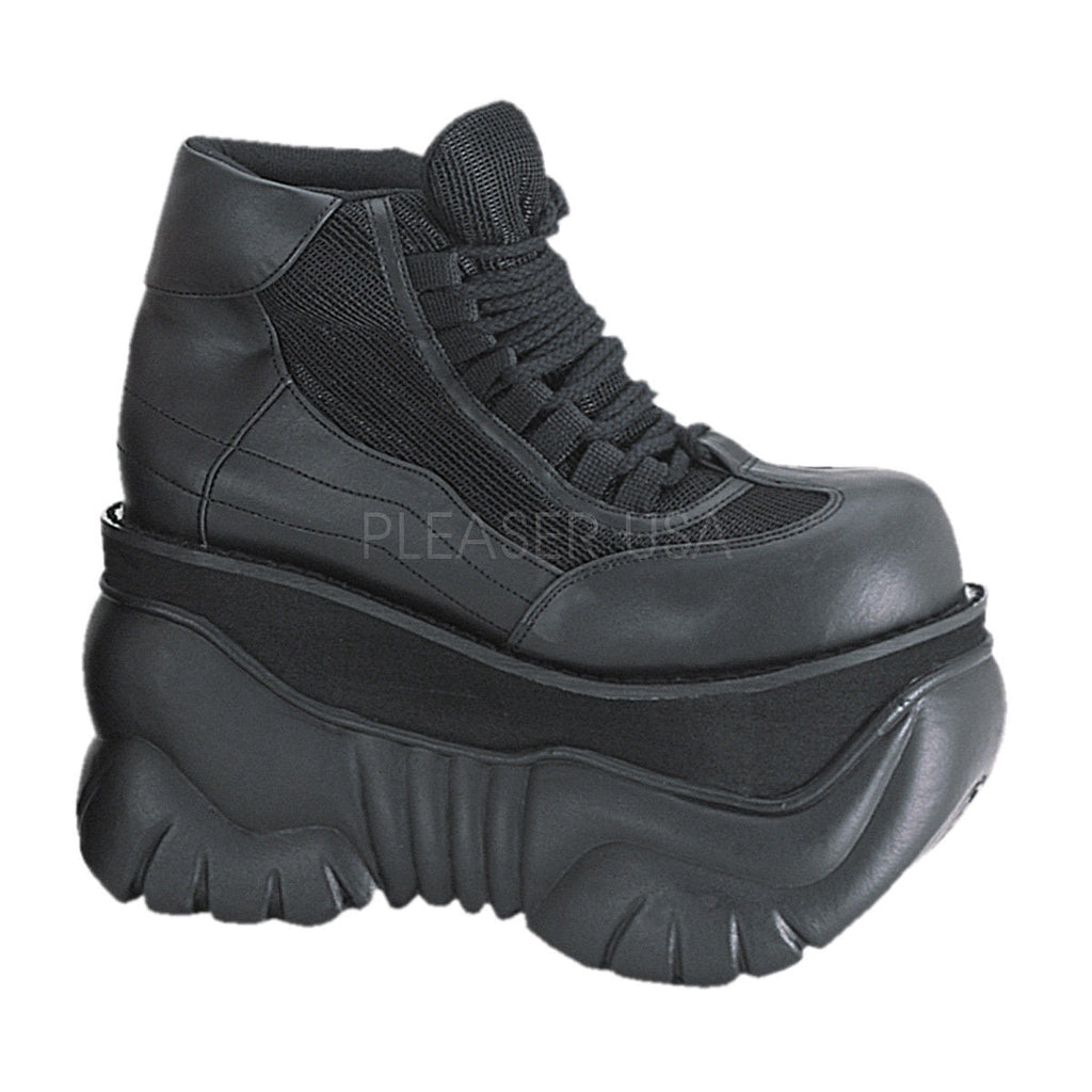 DEMONIA Boxer-01 Men's Unisex Goth Rocker Cyber Platforms Sneakers Shoes Boots - A Shoe Addiction
