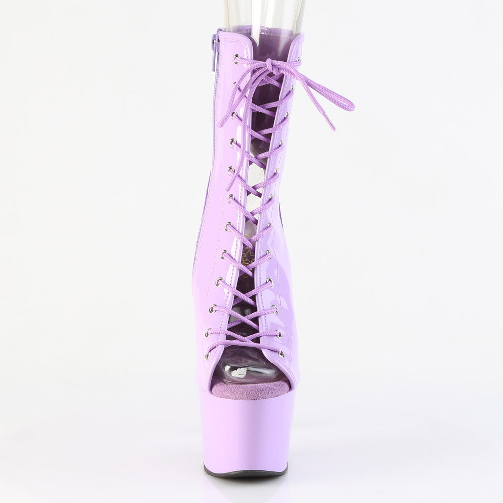 PLEASER ADORE-1016 - Lavender Patent Boots