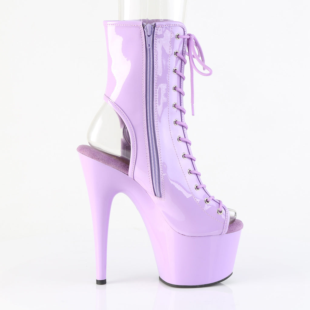 PLEASER ADORE-1016 - Lavender Patent Boots