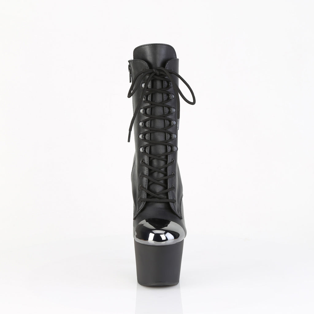 ADORE-1020ESC - Black Faux Leather Boots