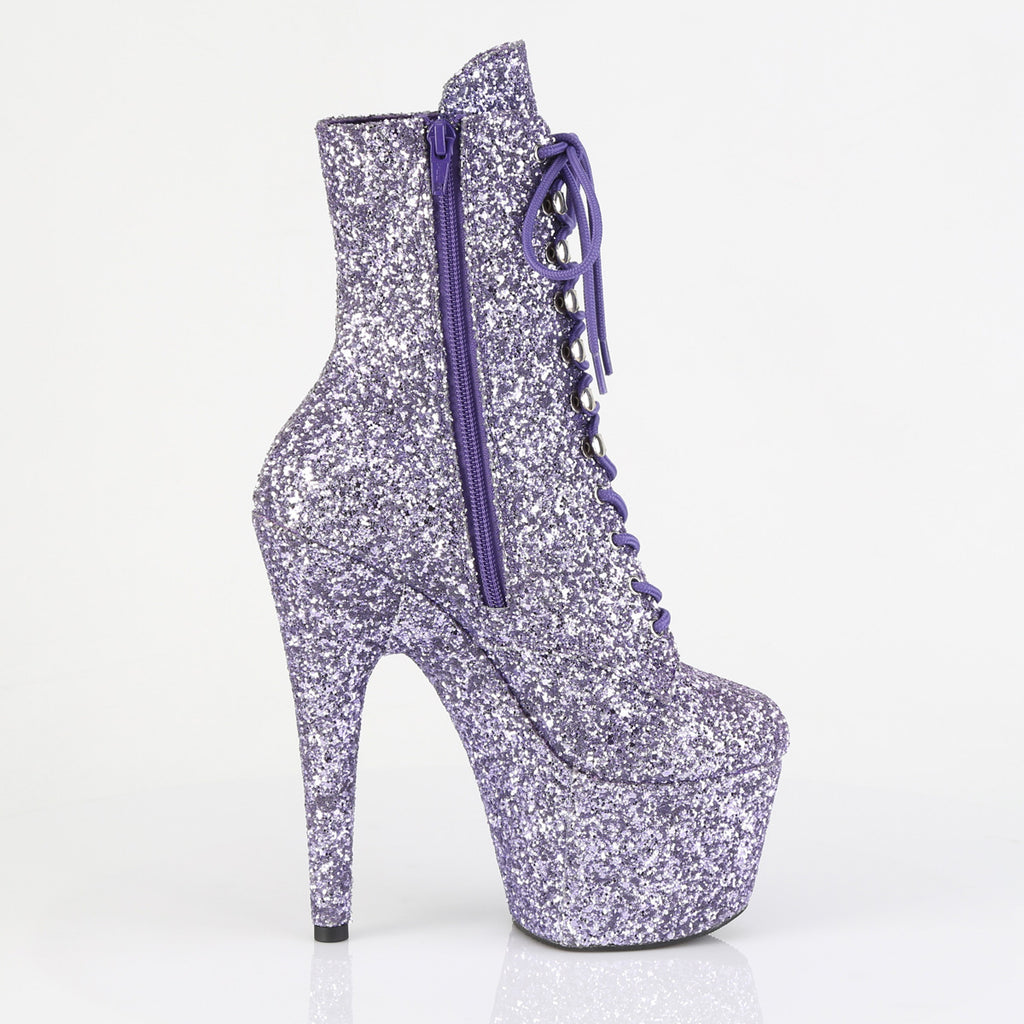 ADORE-1020GWR - Lilac Glitter Boots