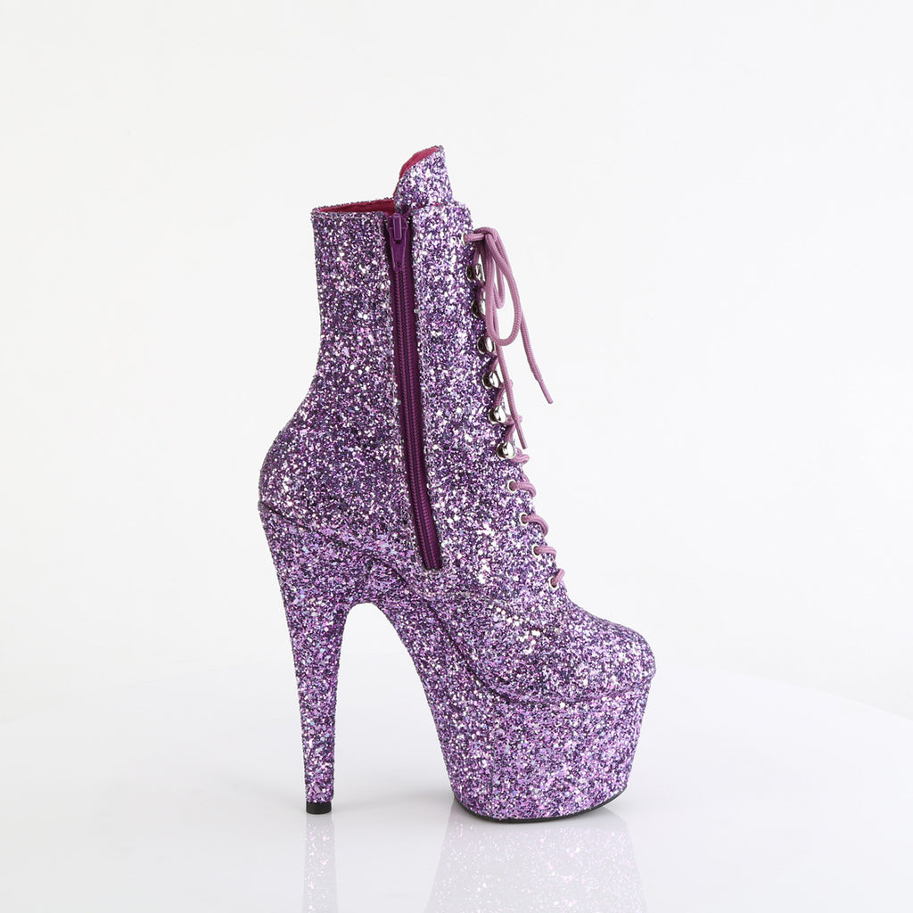 ADORE-1020GWR - Lavender Glitter Boots