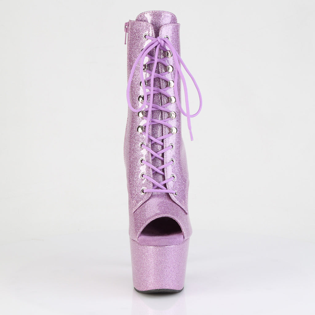 ADORE-1021GP - Lilac Glitter Patent Boots