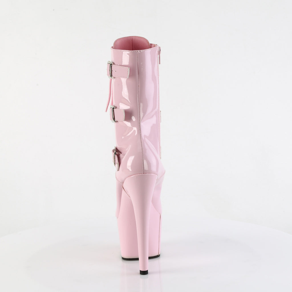 ADORE-1043 - Baby Pink Patent Boots