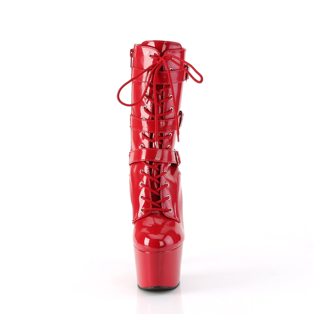 ADORE-1043 - Red Patent Boots