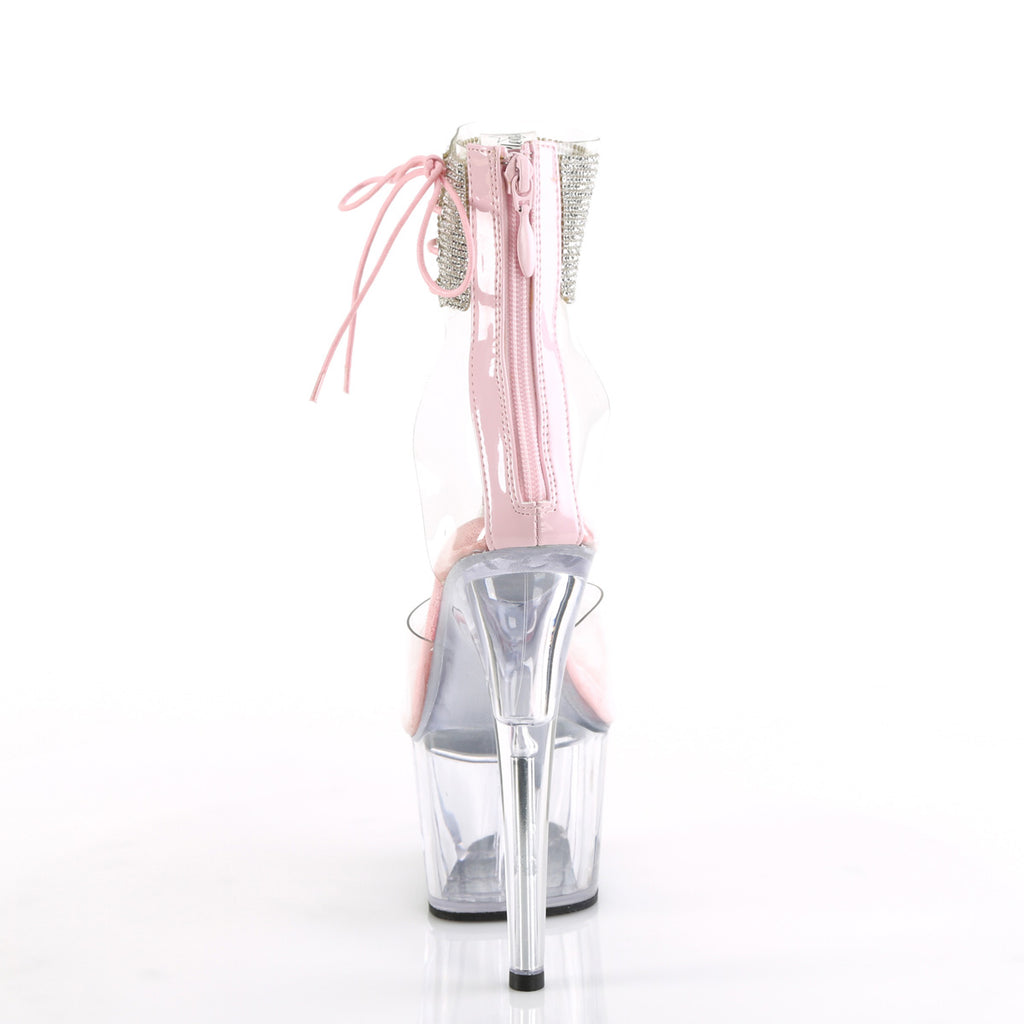 ADORE-724RS - Clear-Baby Pink/Clear Heels