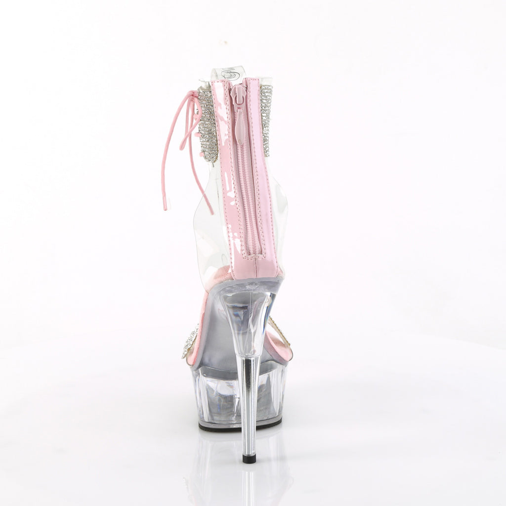 DELIGHT-627RS - Clear-Baby Pink/Clear Heels