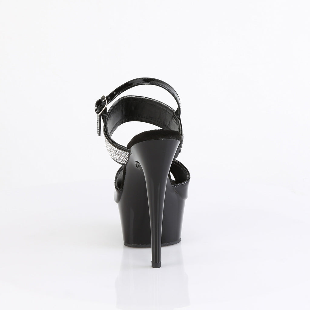 DELIGHT-639 - Black Patent Heels