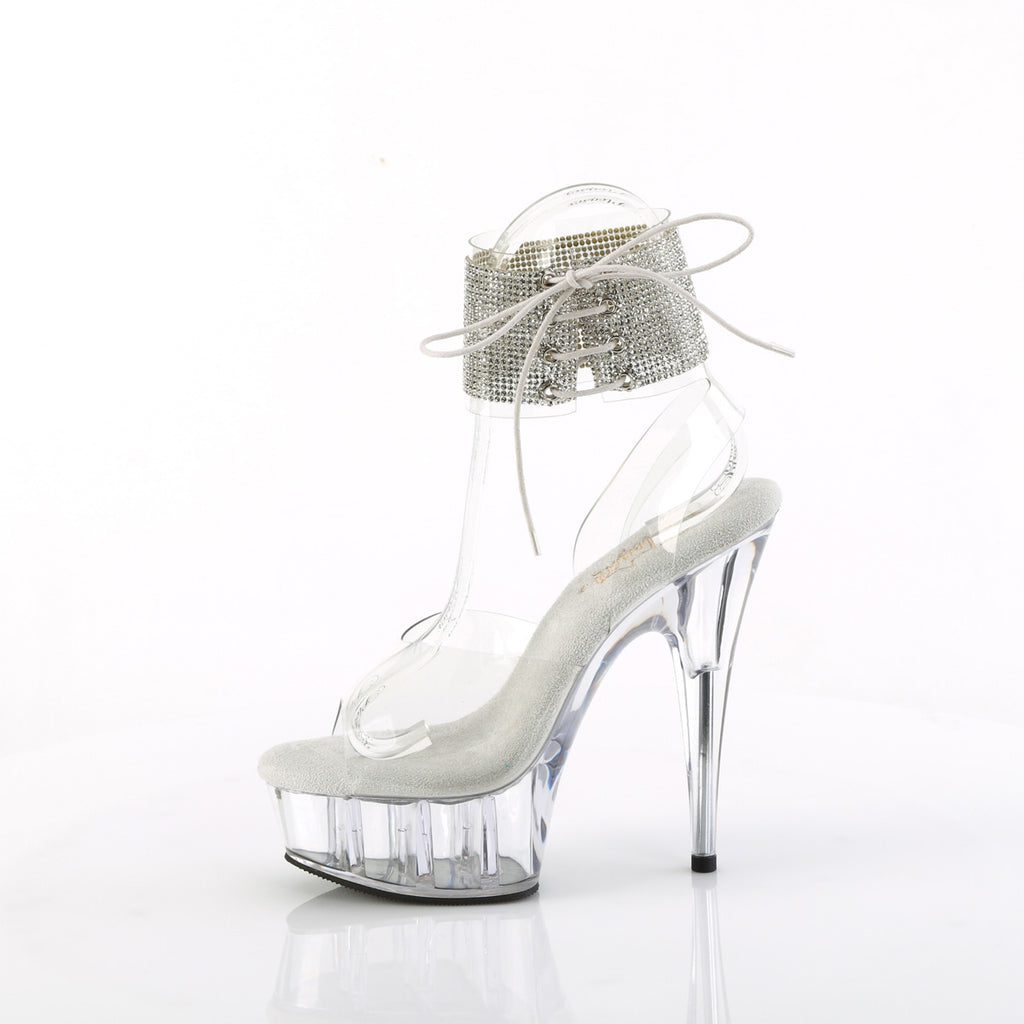 DELIGHT-691-2RS - Clear/Clear Platform Heels