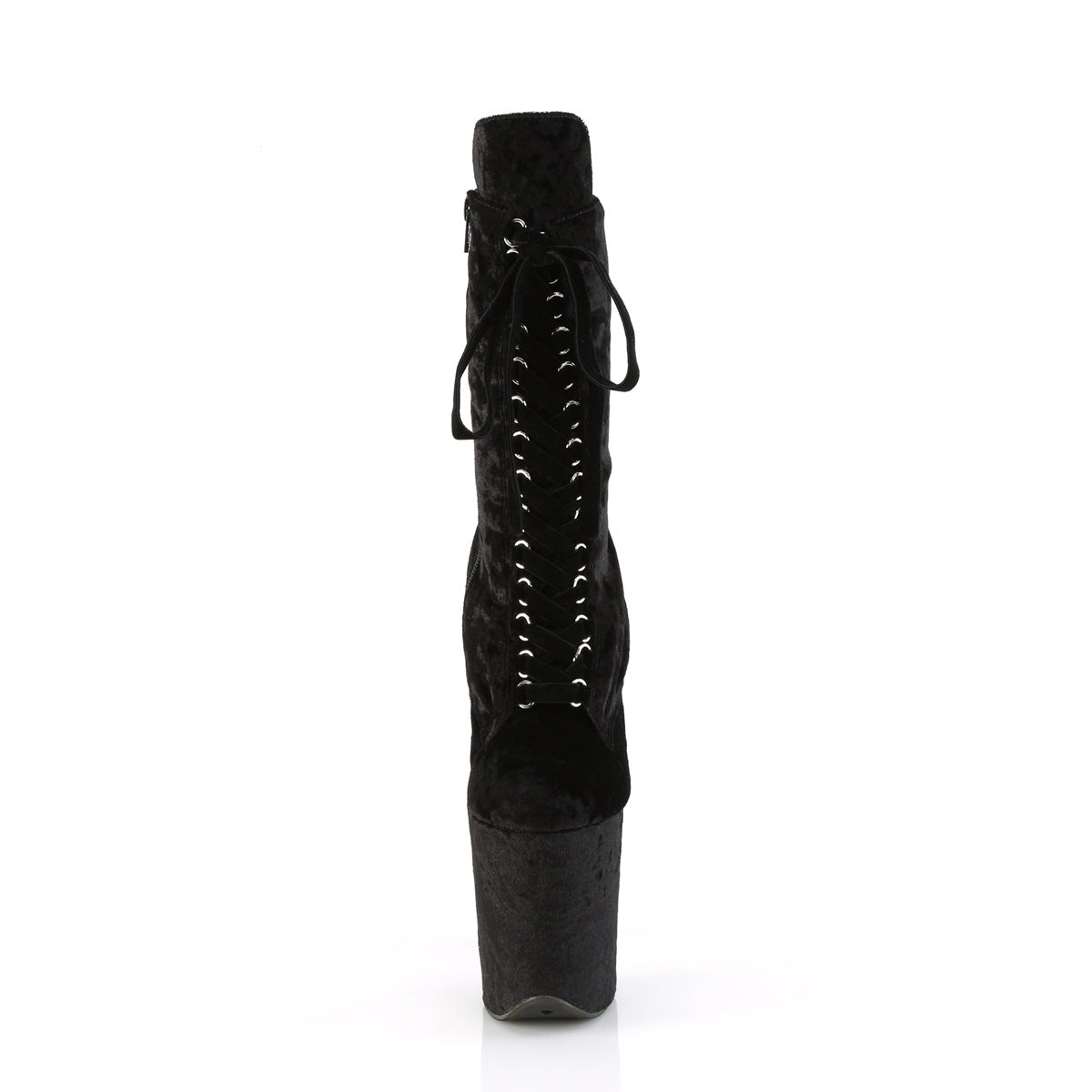 FLAMINGO-1045VEL - Black Velvet Boots