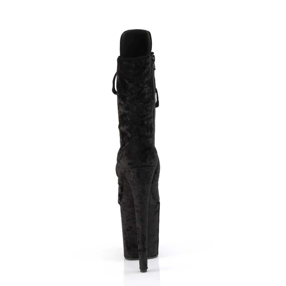 FLAMINGO-1045VEL - Black Velvet Boots