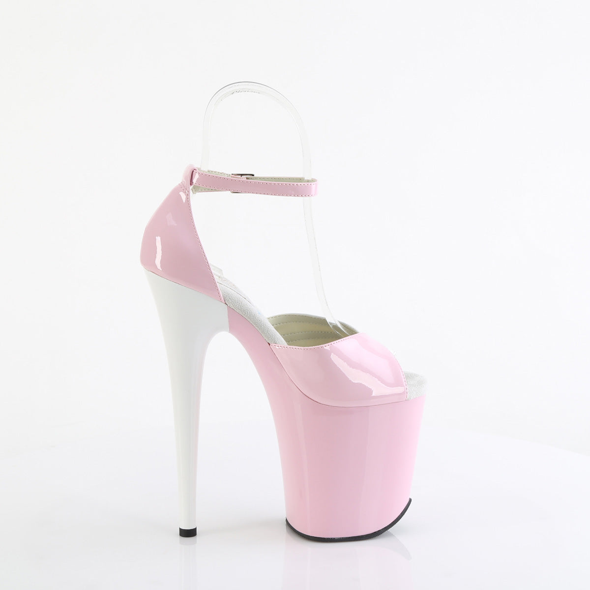 FLAMINGO-884 - Baby Pink-White Heels
