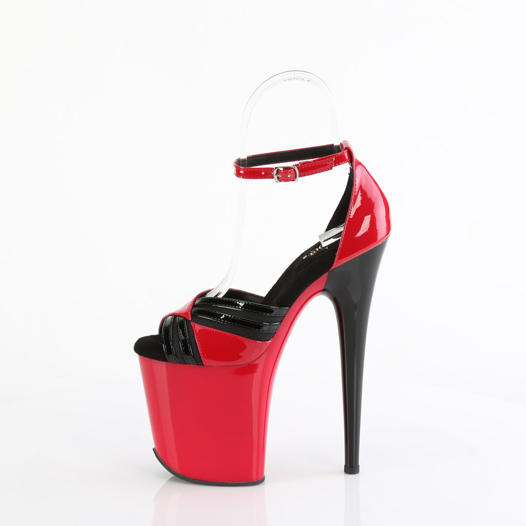 FLAMINGO-884 - Red-Black Heels