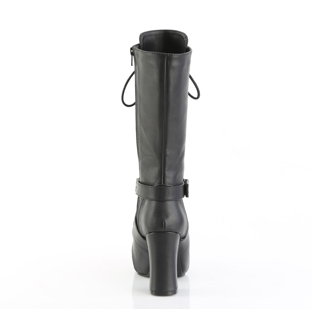 DEMONIA GOTHIKA-152 - Black Vegan Leather Boots