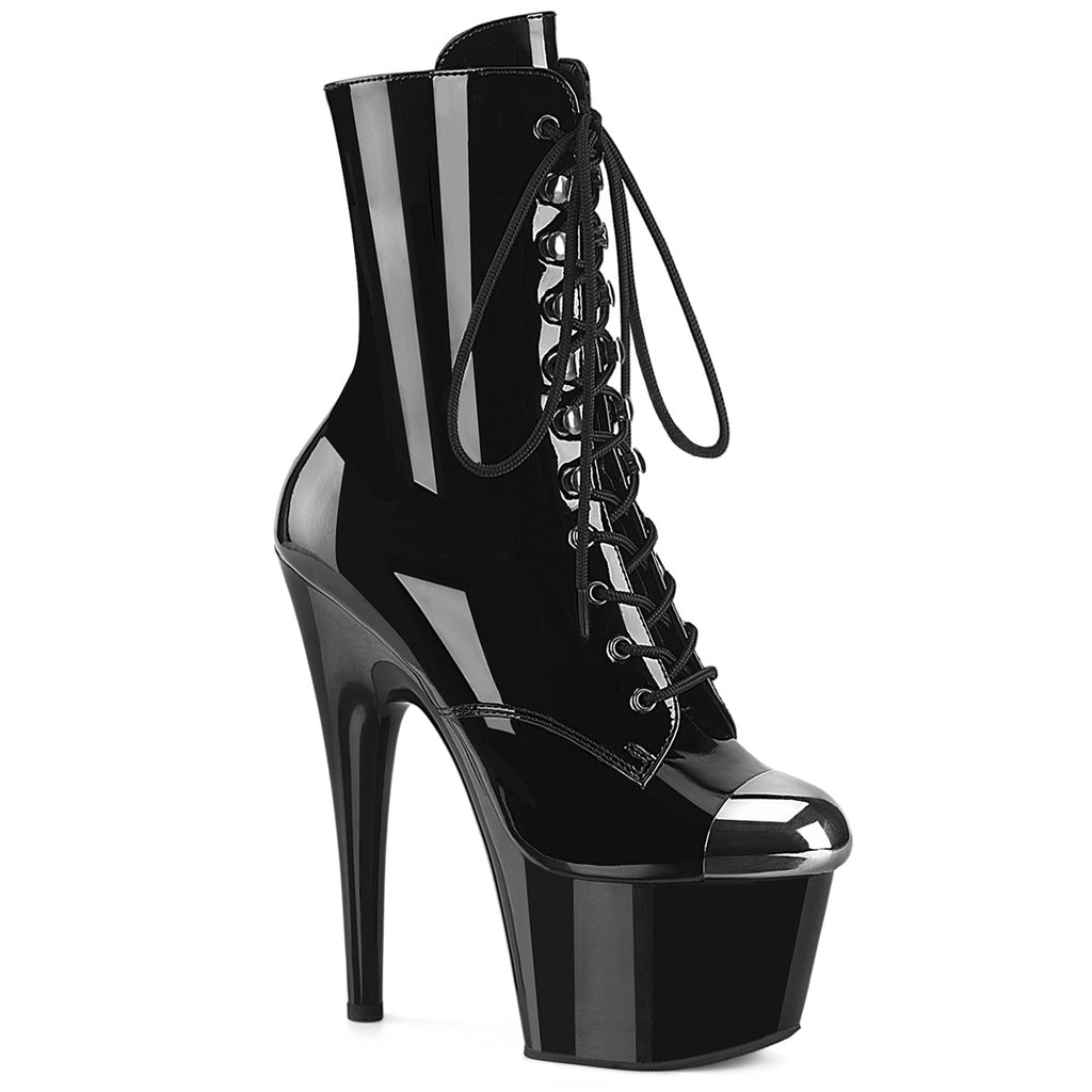 ADORE-1020ESC - Black Patent Boots