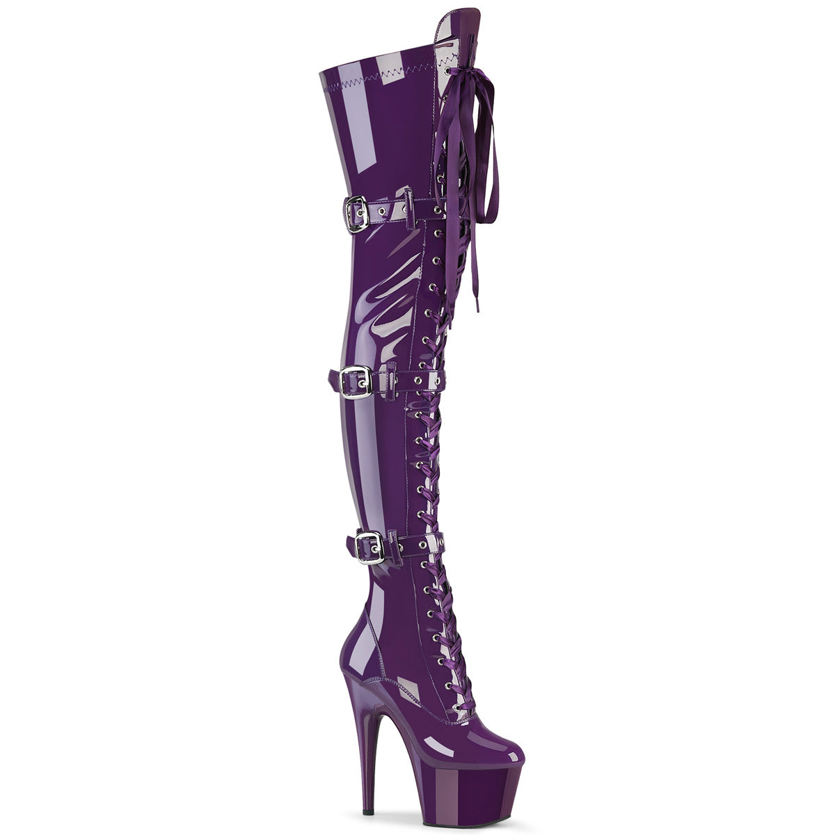 ADORE-3028 - Purple Str. Pat/Purple - A Shoe Addiction Australia