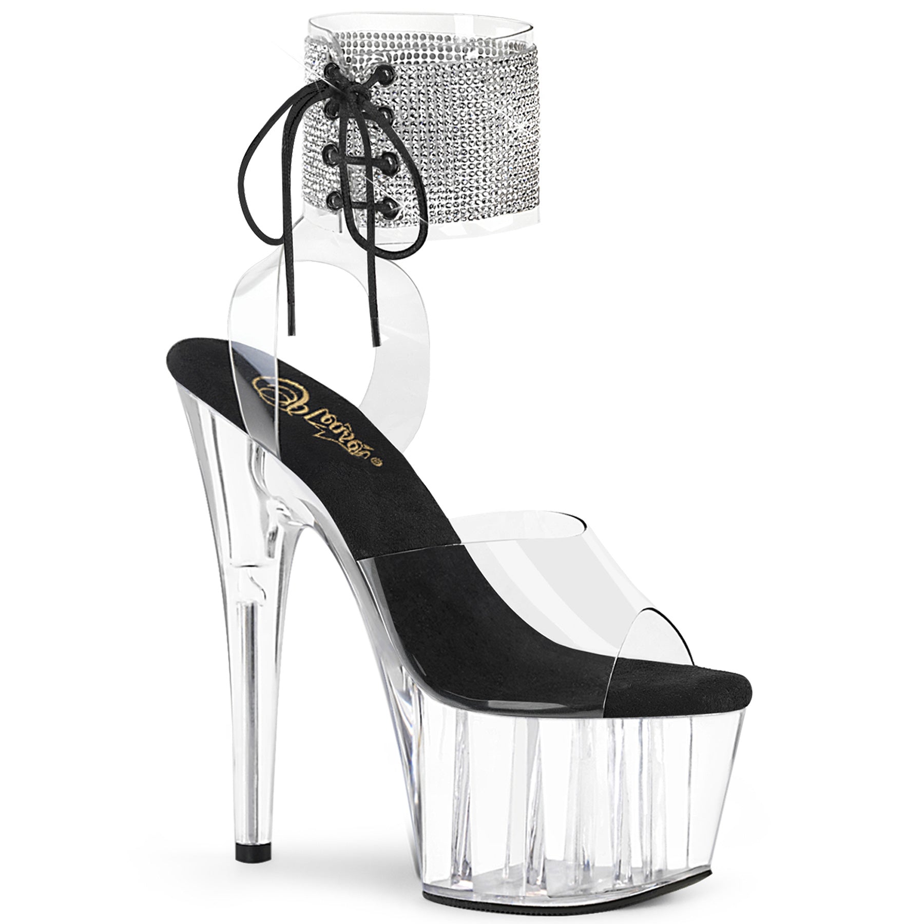 ADORE-791-2RS - Clear-Black/Clear Heels