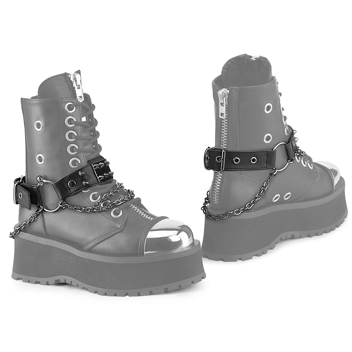 DA-520 - Blk Faux Leather