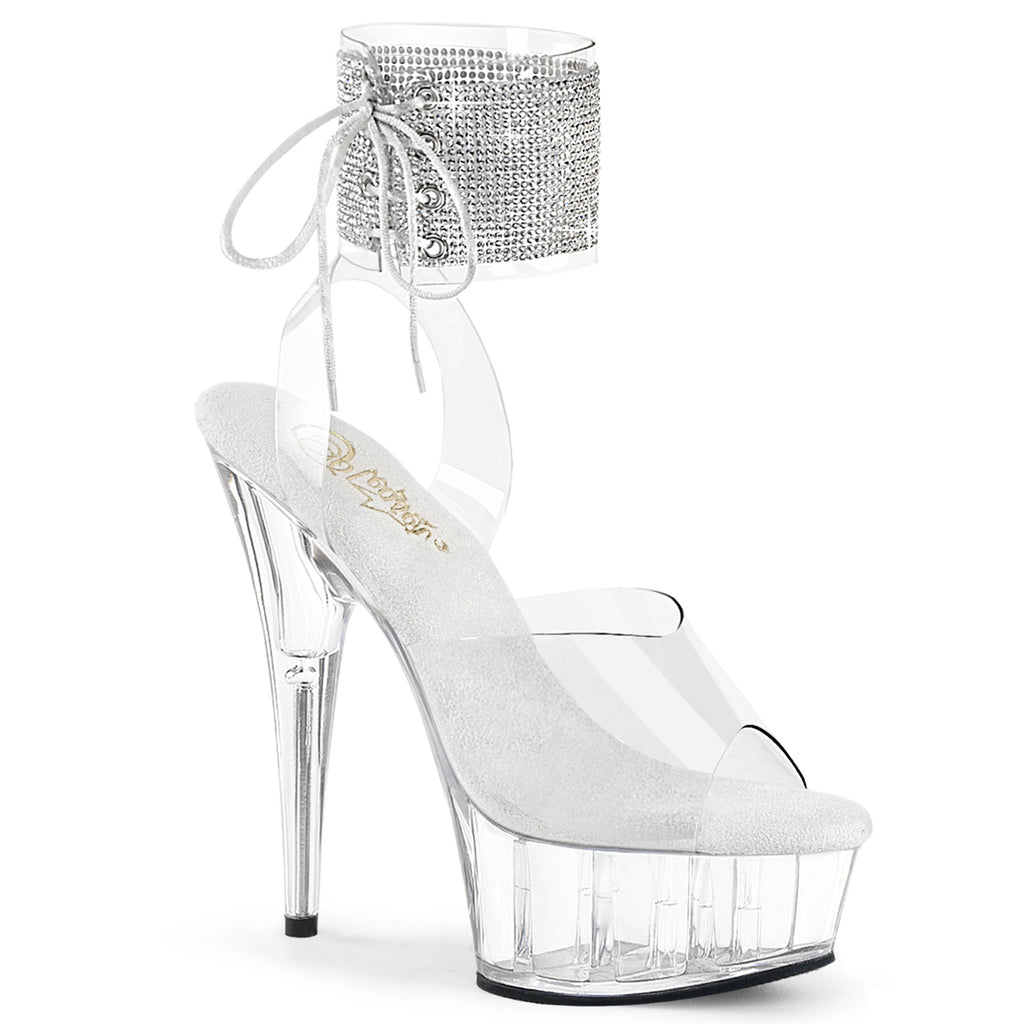 DELIGHT-691-2RS - Clear/Clear Platform Heels