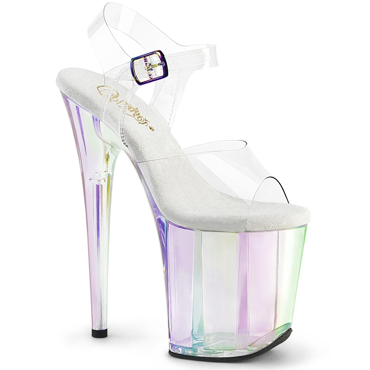 FLAMINGO-808HT - Clear/Holo Tinted Heels