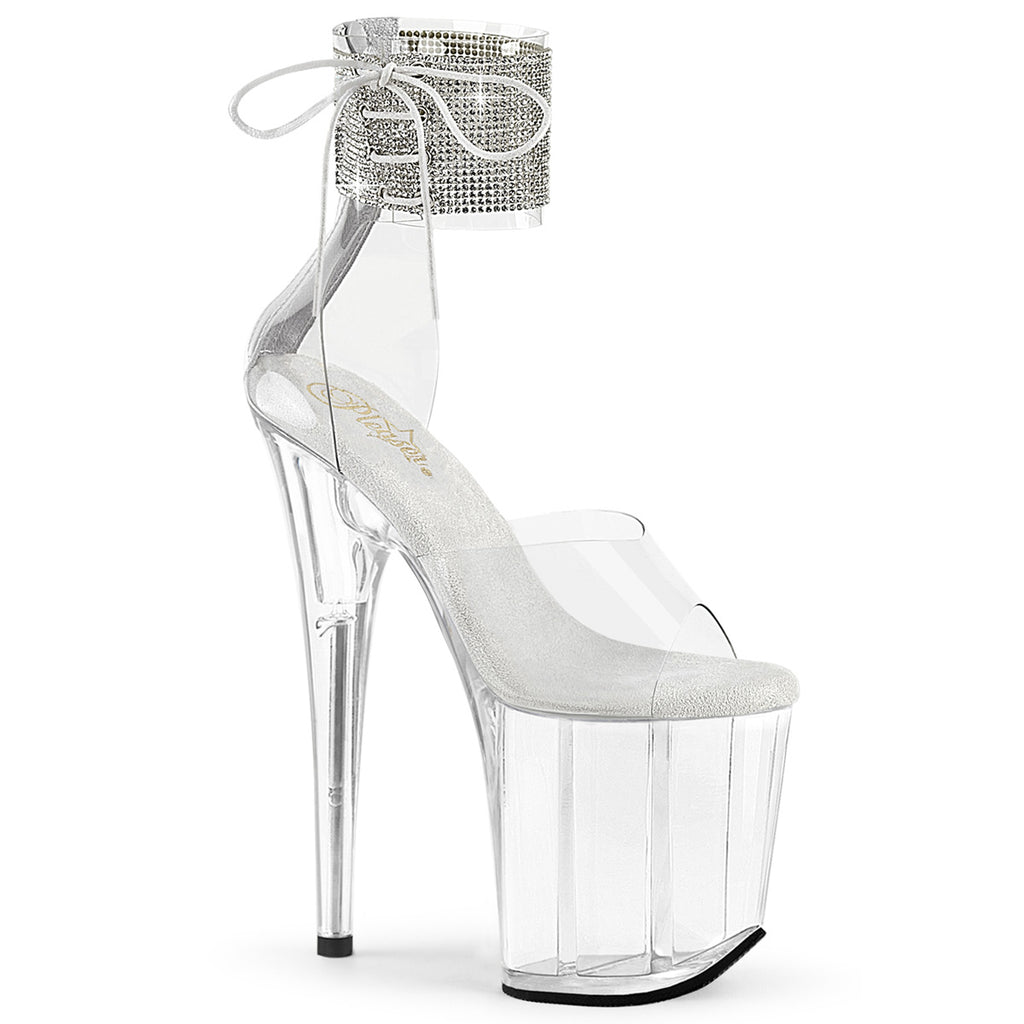 FLAMINGO-824RS - Clear/Clear Heels