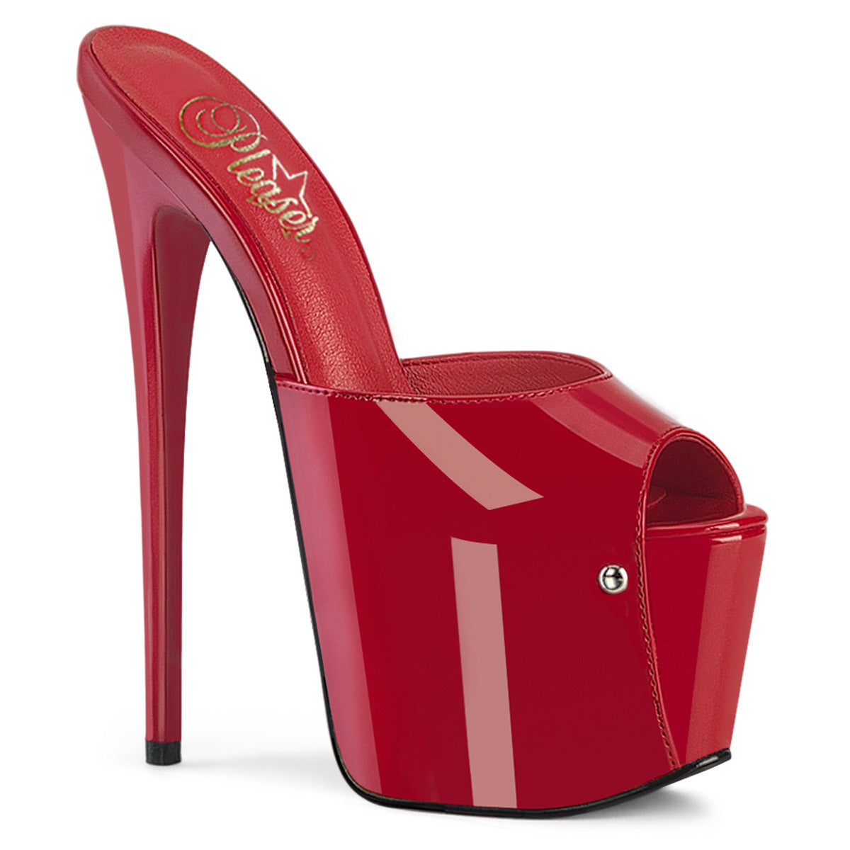 PLEASER JUBILANT-01 - Red Patent Heels - A Shoe Addiction Australia