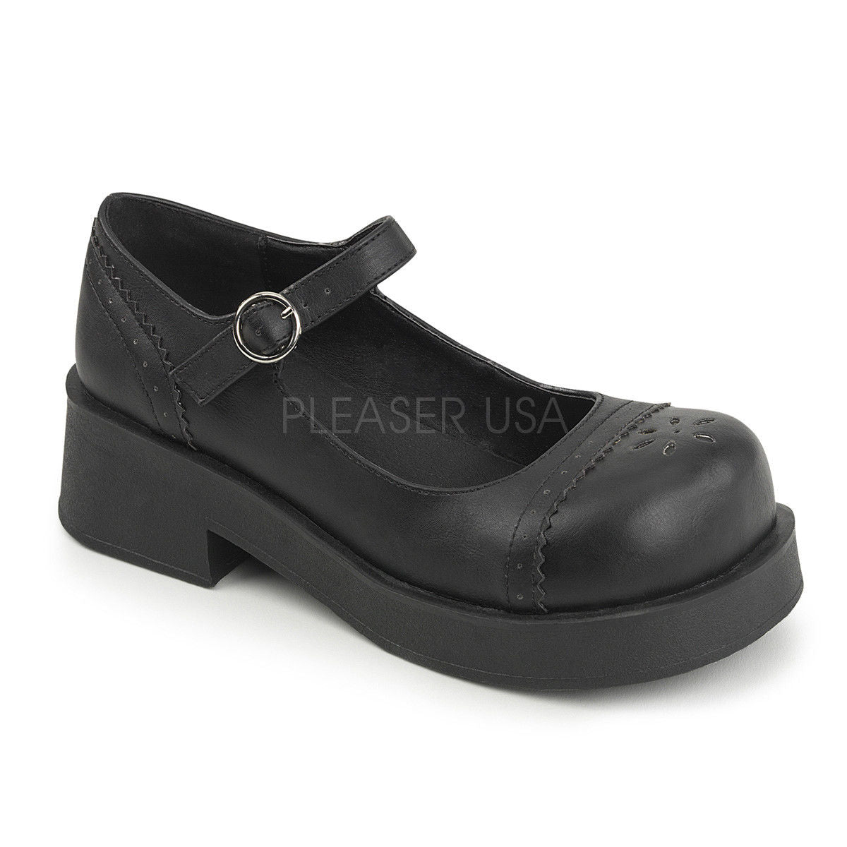 DEMONIA Crux-07 Goth Punk Lolita Cosplay 2" Platform Mary Janes Shoes Heels - A Shoe Addiction